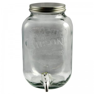 Gibson Glass Mason 128 Oz. Beverage Dispenser GIBS1687